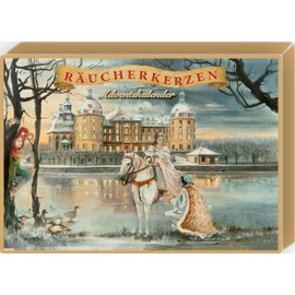 Incense Cones Advent Calendar with 24 Crottendorfer Incense Cones, Cinderella Motif