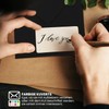Netuno 25 Folding Cards Blank with Envelope Double Cards Black