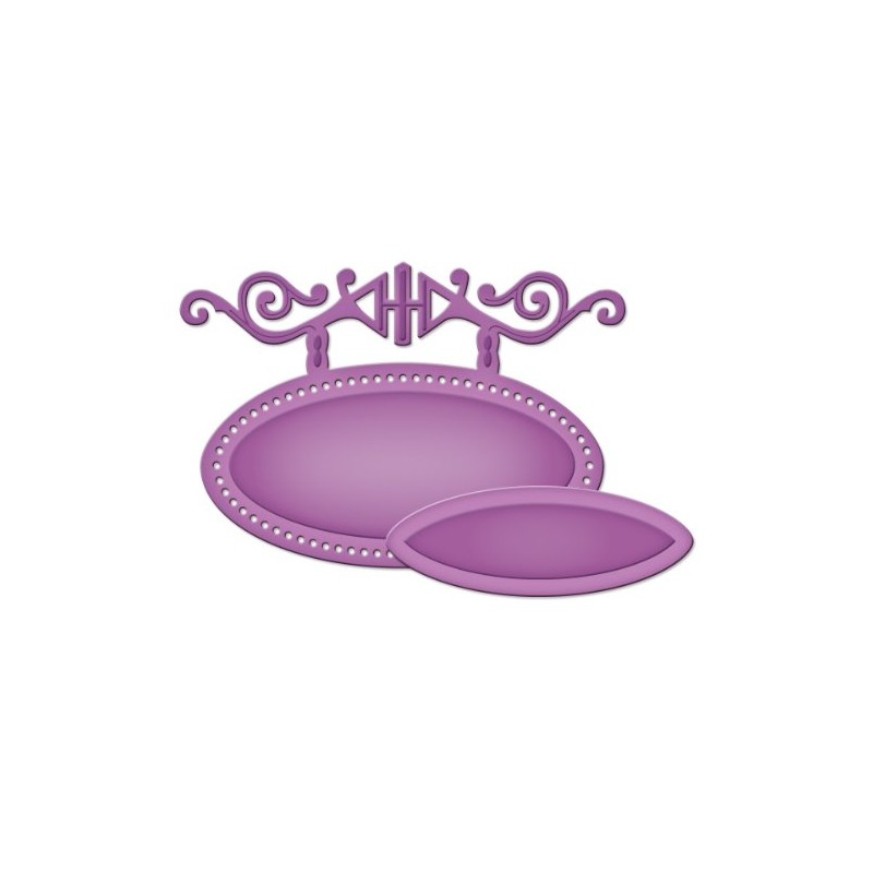 Spellbinders Shapeabilities Die D-Lites-Ornamental Tag 3