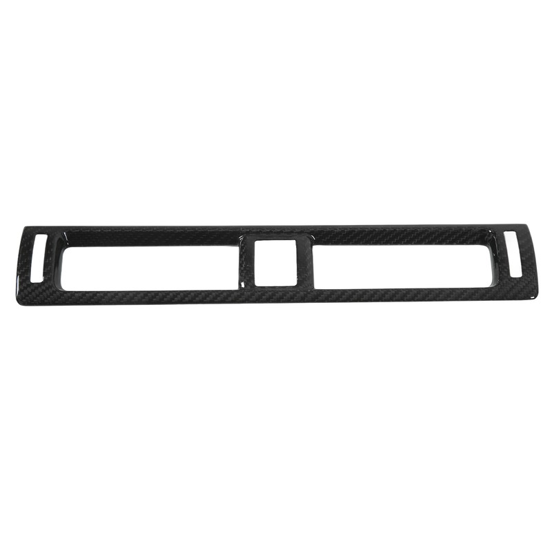 Center Console Air Outlet Cover Carbon Fiber Dashboard AC Vent