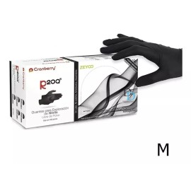 Zeyco Nitrilo Negro Para Tatuar 200 Pzas