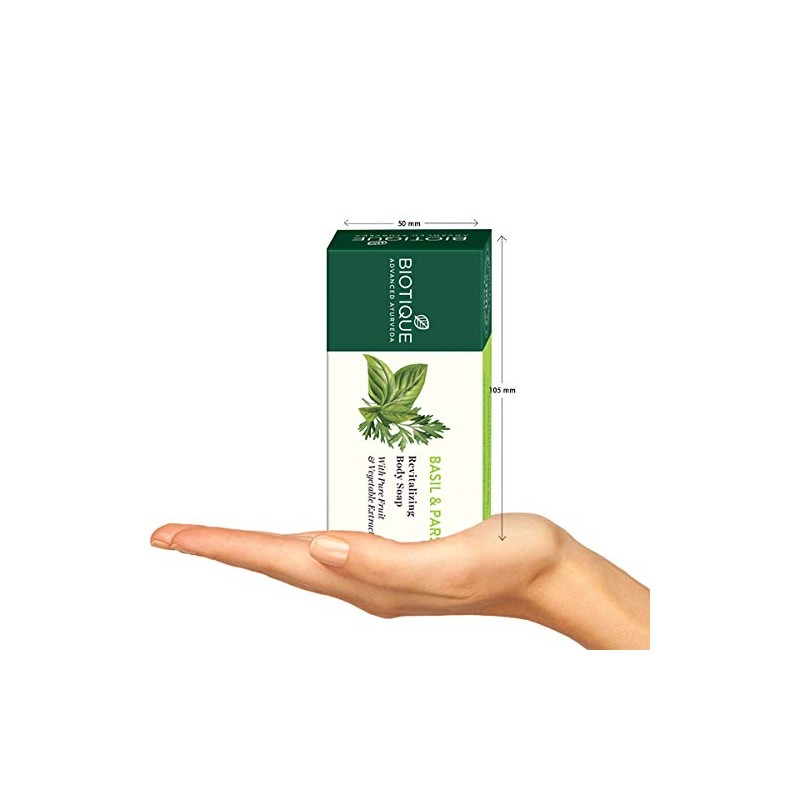 Biotique Bio Basil & Parsley Revitalizing Body Soap With Pure