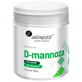 Aliness - D-Mannose Dietary Supplement - Vegan - Vegetarians - 100g - Powder