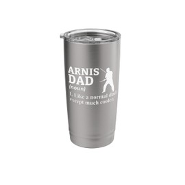 Arnis Dad Definition – Cool Filipino Martial Arts Stainless Steel Insulated Tumbler