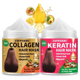 Mascarilla Capilar De Colágeno Y Mascarilla Capilar De Quera