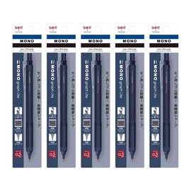 Tombow Sharp MONO Monograph Light 0.5mm Navy 5pcs DCD-521AAZ