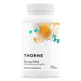 AG1- THORNE Prenatal DHA 650 mg DHA y 200 mg de EPA Apoya el desarrollo del cerebro y el sistema nervioso del bebé