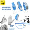 Minadax® 120 x 60 cm Antistatic Mat Set ESD Cuff