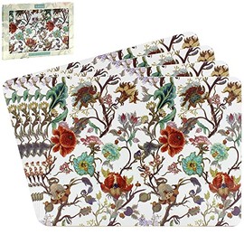 Lesser & Pavey William Morris Anthina Set of 4 Placemats - Decorative Table Mats For The Home