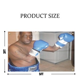 Boxing Green Lester flags, 3x5ft funny Beetle-Juice funny flags for Bedroom with four brass grommets indoor and outdoor