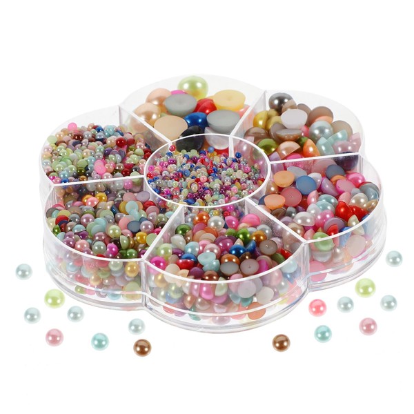 COHEALI Half Flatback Decorations for Phone Cases and Nail Art