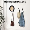 Batheidon Set of 4 hooks for acoustic panels, coat hooks,