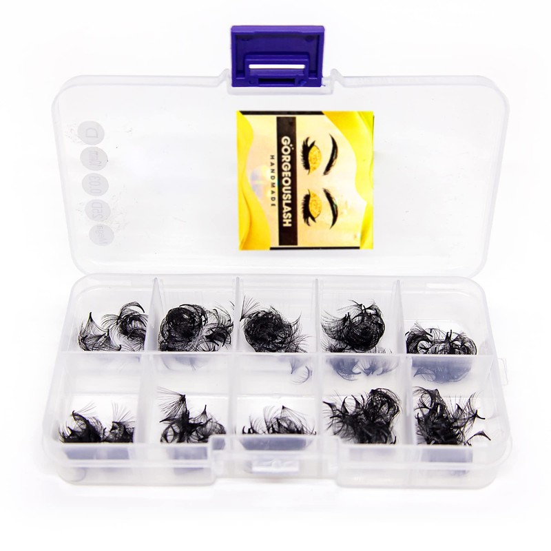 GorgeousLash 20D, 25D Mega Lashes. 500 Premade Volume Lash Fans.