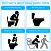 Oubliss Commode Disposable Toilet Seat Covers Waterproof – 50 Pack,