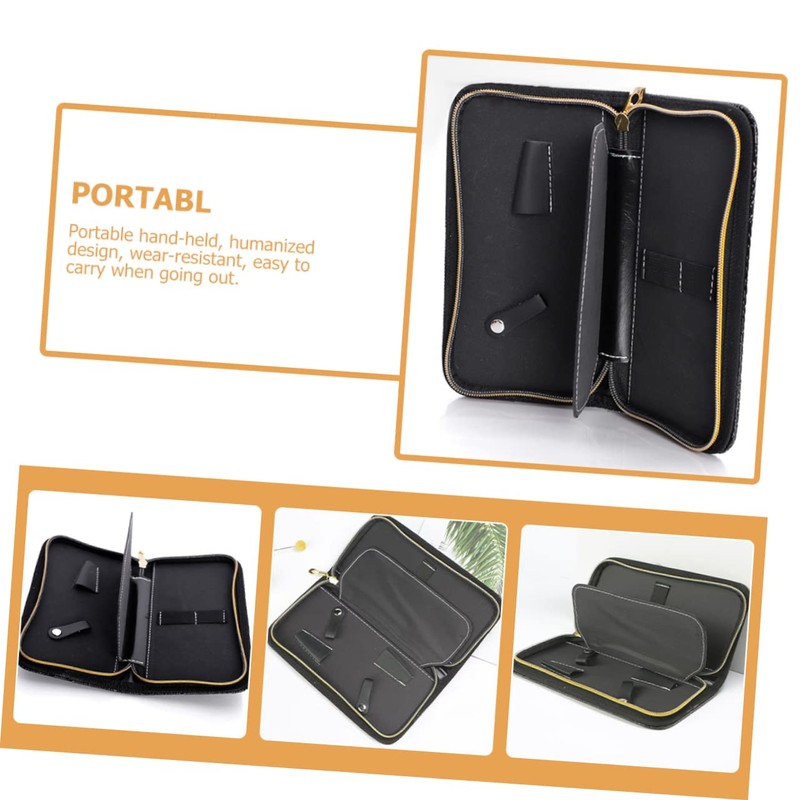 TOVINANNA Hair Stylist Scissor Tool Pouch Barber Shear Bag Hairdressing