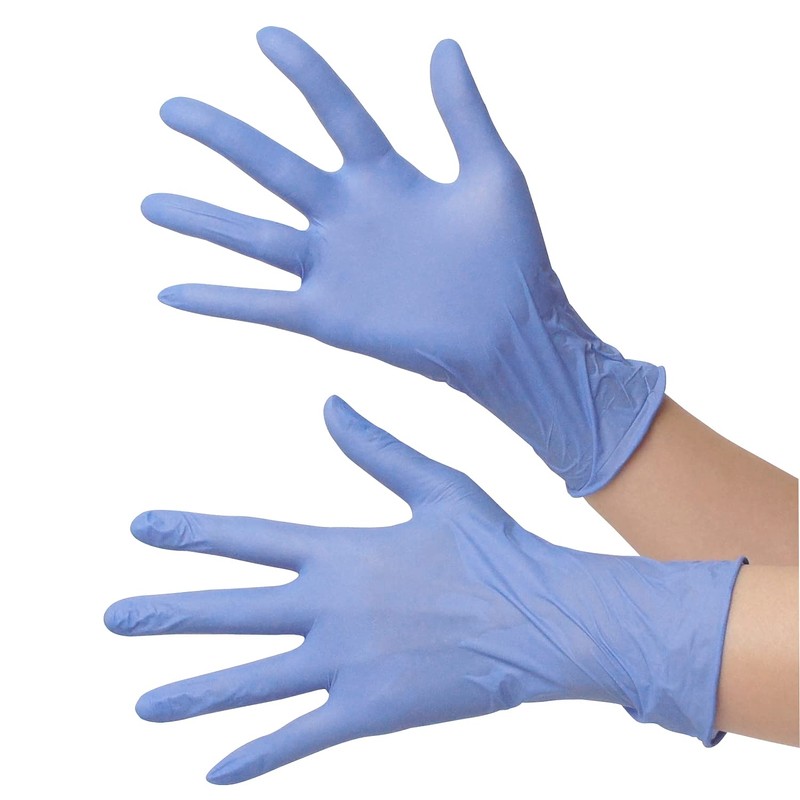 Okamoto OM-387BL Eco Soft Nitrile Blue L 200 Sheets