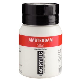 Amsterdam Standard Series Acrylic Jar 500 ml Titanium White 105 (17721052)