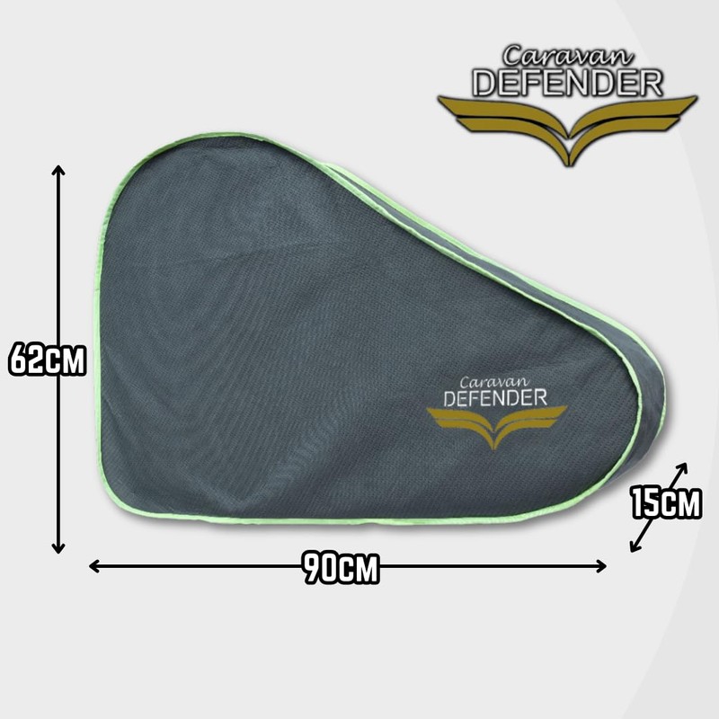 Caravan Defender Tow Hitch Cover Green Universal Towing Accessories Protector