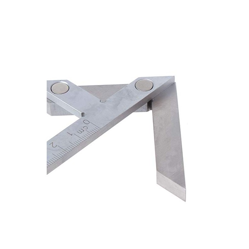 CarAngels Stainless Steel Center Gauge, 2.8 inches (70 mm), Center