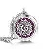 Aromatherapy Essential Oil Diffuser Necklace Tree of Life Cloud Design
