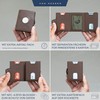 VON HEESEN Slim Wallet with RFID Protection - Mini Wallet