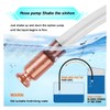 UHANBUT Gas Siphon Hose Pump, 6FT Shaker Self Priming Fuel