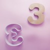 Number 3 Cookie Cutter - 3 Sizes