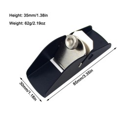 Kleiner Handhobel, manuelles Holzhandwerkswerkzeug, Aluminium, Tischlerkante, Rundhobel für Holzbearbeitung, Trimmen, Schnitzen, Heimwerken