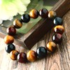 Natural Stone Power Stone Bracelet Tiger Eye Tiger Eye Mens