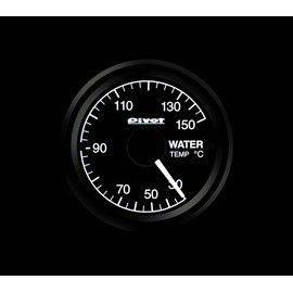 Pivot GT GAUGE-52 Water Temperature Gauge White Illumination GSW-5