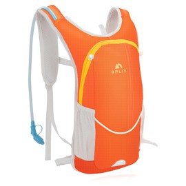 Hydration Pack,Hydration Backpack with 2L Hydration Bladder Lightweight Running Water Backpack for Women Men Kids (Orange)