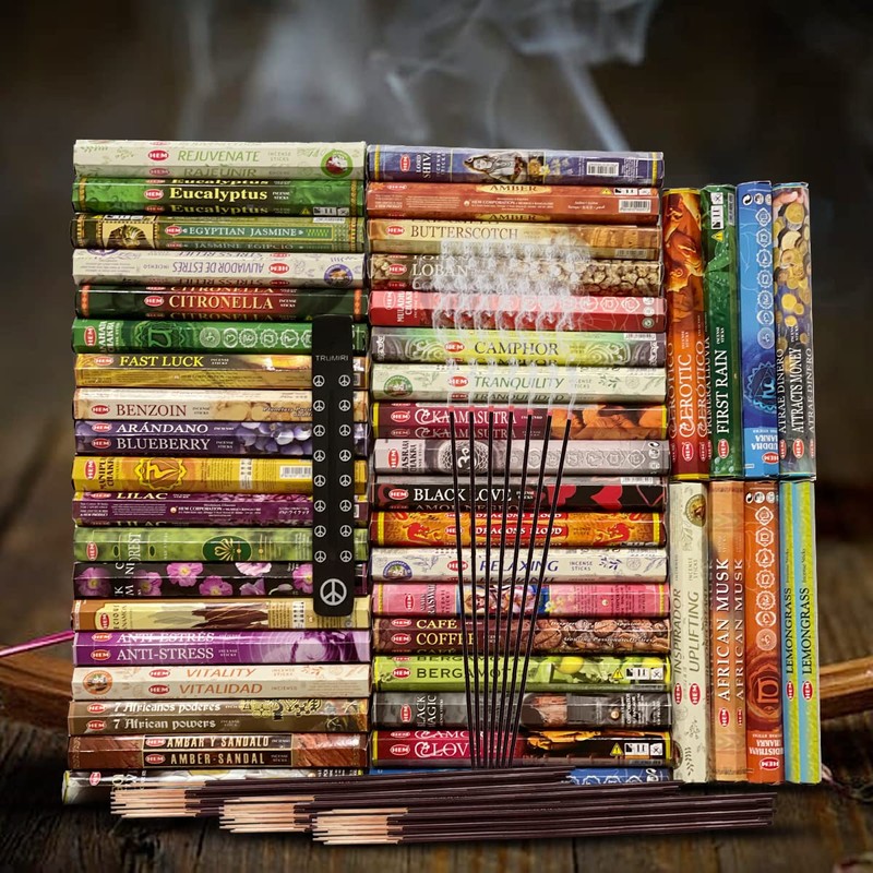 Hem Incense Sticks Variety Pack of 12 Randomly Selected Hexa