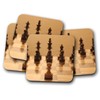 4 Set - Chess Set Coaster - Pawn Board Games