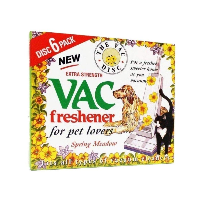 FIND A SPARE 6 Pack Vac Fresheners Spring Meadow Extra