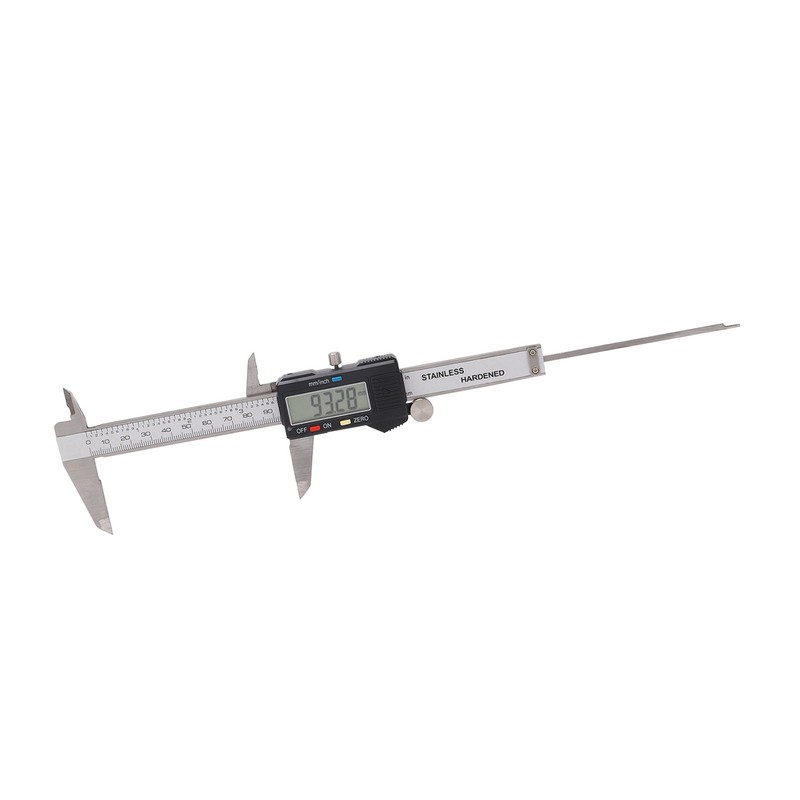Digital Display Caliper Stainless Steel LCD Electronic Measuring Ruler with