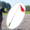 Telescopic Equestrian Training Flag Kit for Horse Training – Red