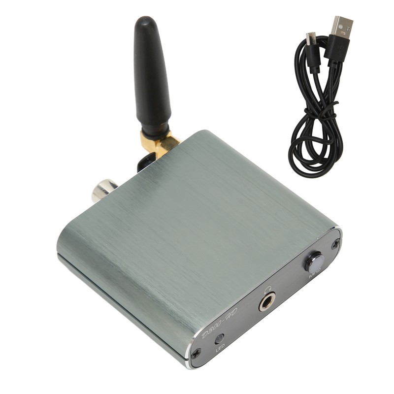 Bluetooth 5.2 Receiver Low Latency AUX Optical Coaxial Output Support