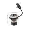 OSALADI USB Pass Through Connector Industrial Flush Mount Charging Premium