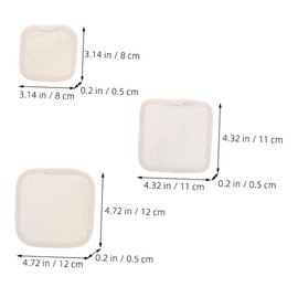 minkissy 6 Piece Bath Loofah Sponge Set Shower Loofahs Body Wash Sponge Loofah Exfoliating Scrubber for Spa Like Experience