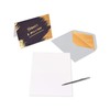 Papyrus Blank Cards with Envelopes, Gold, Black and Cream (16-Count)