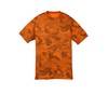 SPORT-TEK Youth CamoHex Tee Neon Orange