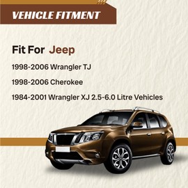 Chassora JP-9003-TJ 2PCS Sway Bar End Link Quicker Disconnect for Jeep 1998 1999 2000-2002 2003 2004 2005 2006 Wrangler TJ/Cherokee, 1984-1986 1987 1988 1989 1990 1991 1992 1993 1994-2001 Wrangler XJ