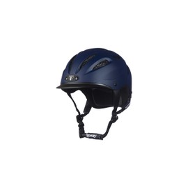 TIPPERARY EQUESTRIAN Horse Riding Helmet - Sportage - Lightweight Cooling Horseback Riding Apparel - Safety Helmet with Superior Ventilation and Air Flow - Navy Blue - S
