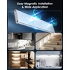5-Pack Under Cabinet Lighting, 68LED 2000mAh Rechargeable Battery Operated Motion