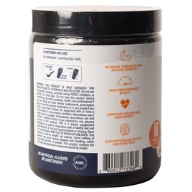 POWER PLAY FUEL POWER PLAY FUEL CREATINE Monohydrate Powder – Supports Energy, Brain & Muscle Health, and Recovery for Men & Women - Gluten & GMO Free, Soy Free, Sport Certified – Unflavored, 250 G, 50 Servings