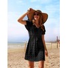 Ekouaer Women's Beach Dress Short Beach Tunic Summer Bikini Cover