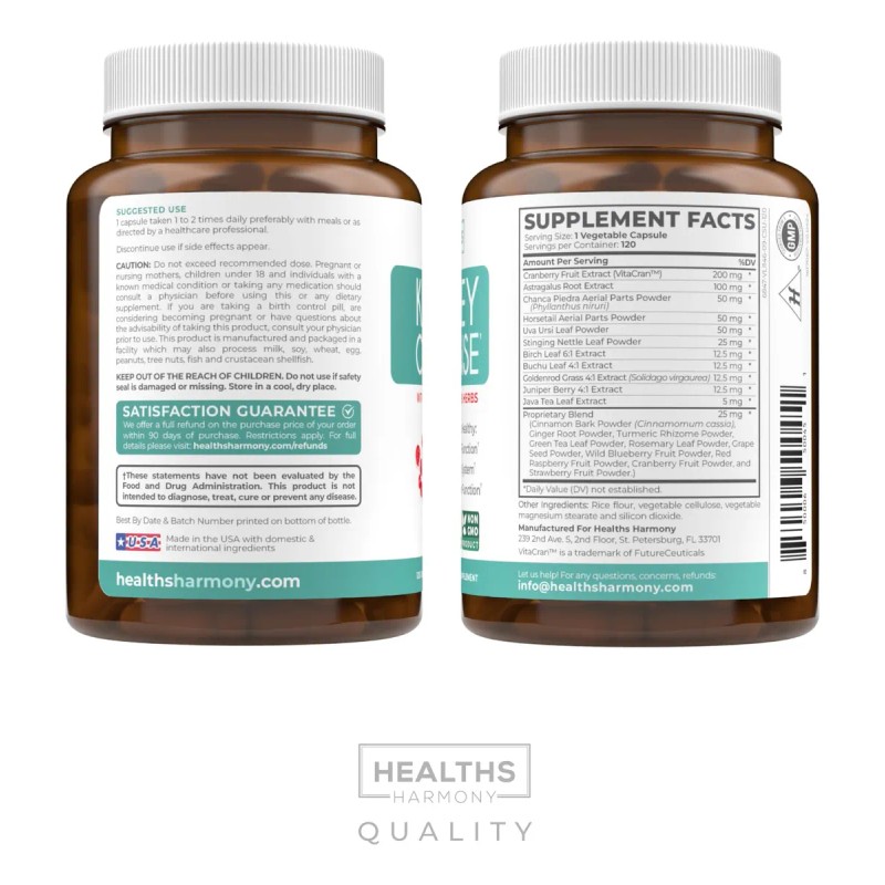 Healths Harmony Limpieza De Riñones 120 Cápsulas