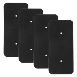 Ansodo 4Pcs Tumble Dryer Sponge Filter for Hoover Candy 40006731 Condensing Tumble Dryers & Heat Pump Tumble Dryers 275x125x10mm,Reduces Lint Buildup and Improves Dryer Performance (Black)