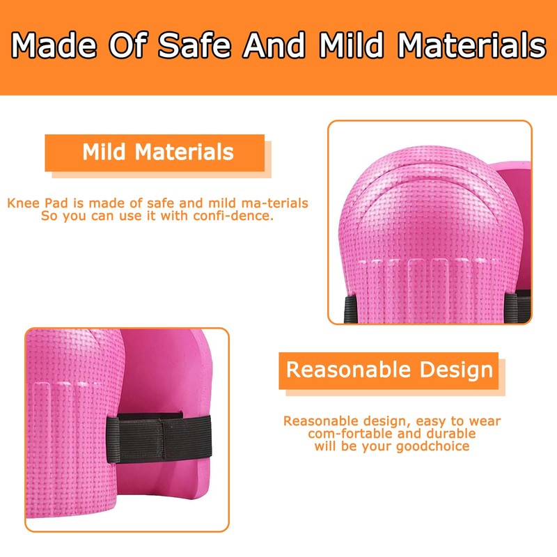 Gardening Knee Pads, Sturdy Knee Pads for Dancing, Volleyball, Work,