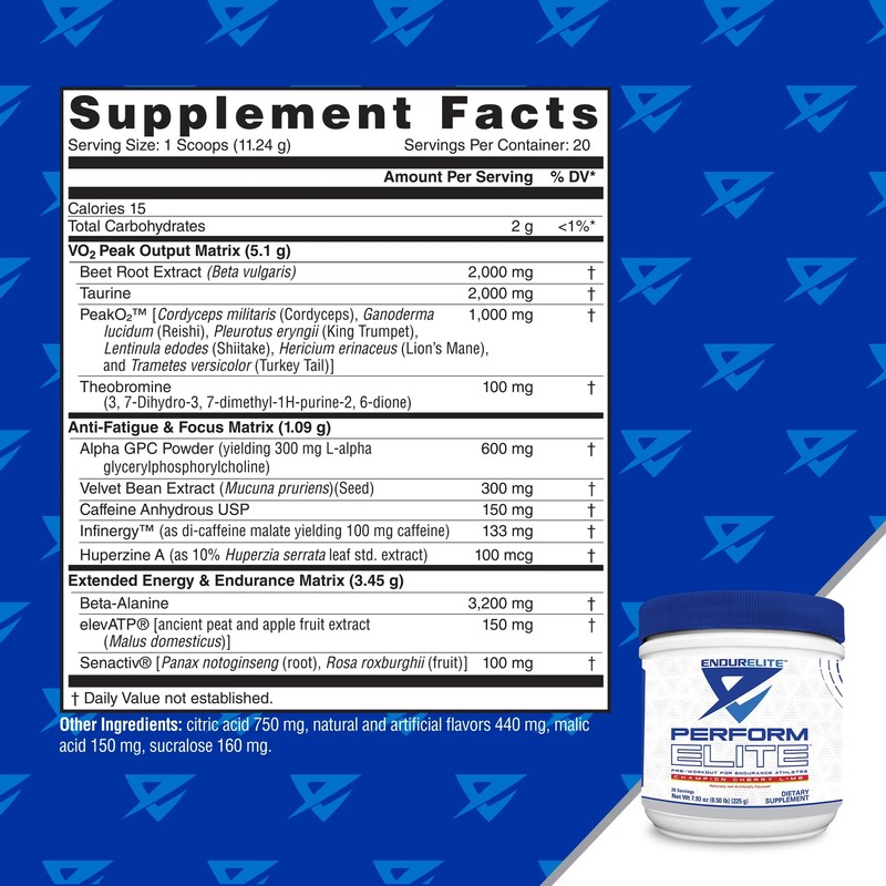 EndurElite EndurElite Perform Elite- Pre Workout Powder Supplement- Pre-Workout for